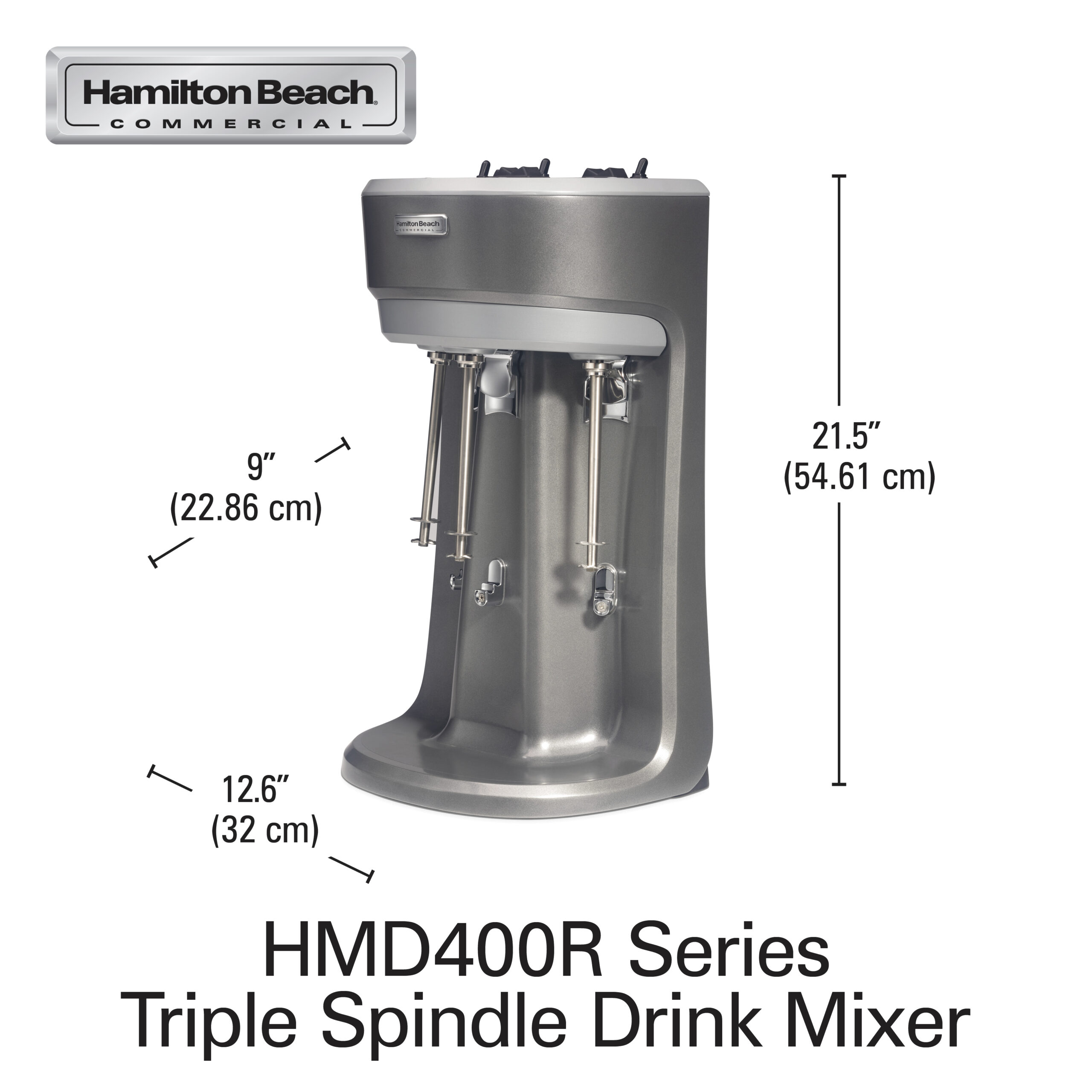 Commercial Triple-Spindle Drink Mixer