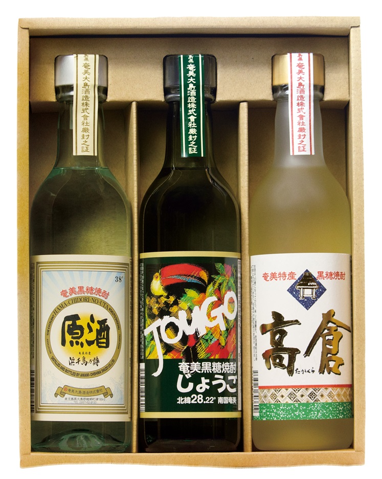浜千鳥館 /奄美大島酒造 黒糖焼酎 高倉金箔入り 30度 1800ml