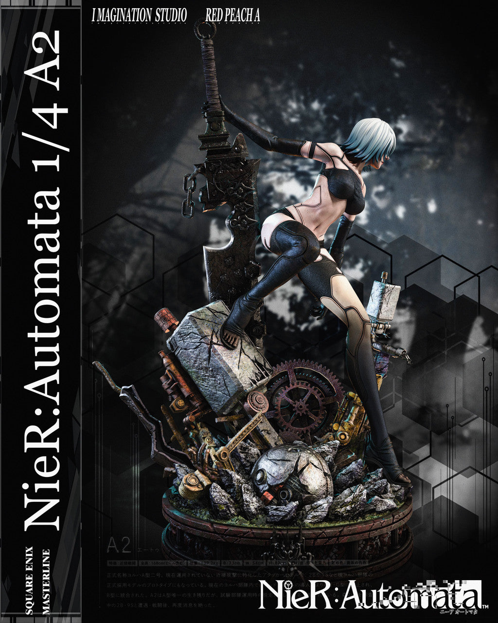 Nier: Automata - A2 | 1:4 Resin Statue | by Imagination Studio