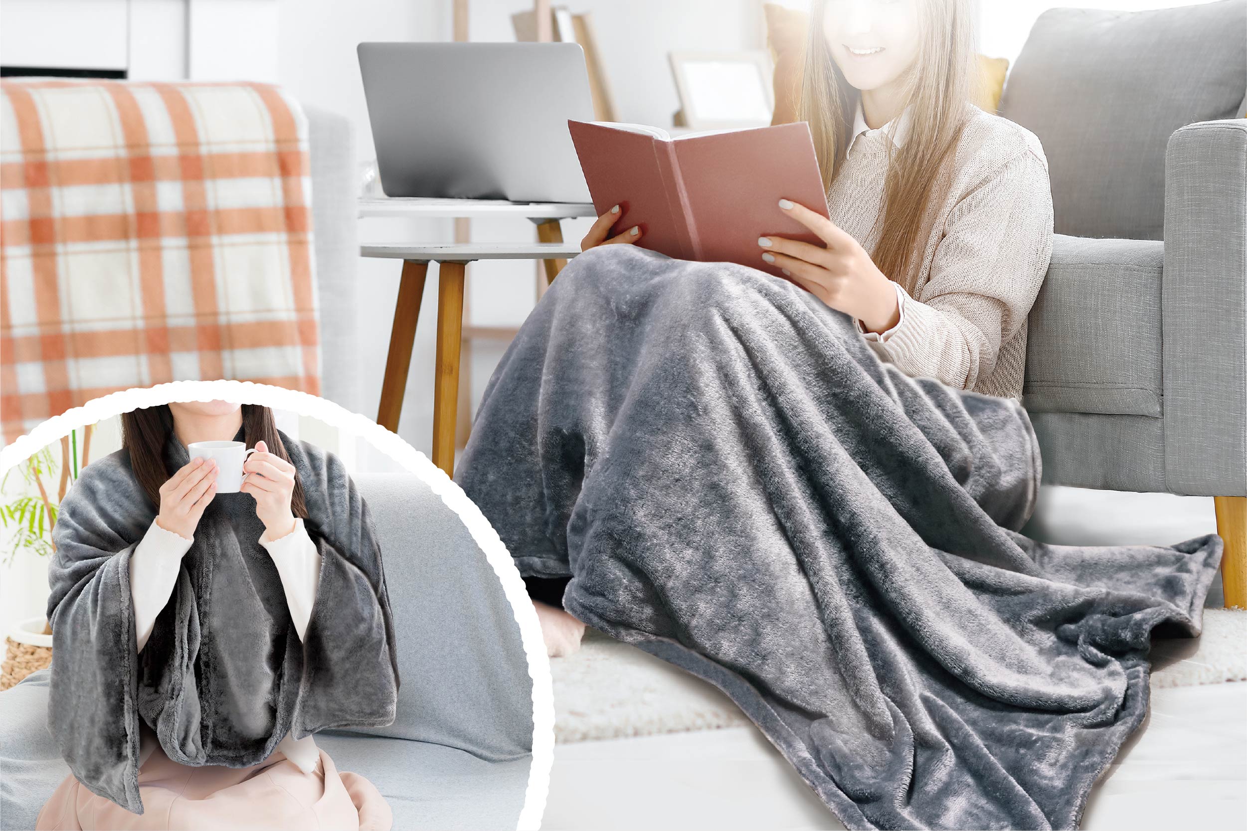 USB給電式 フランネル電気毛布 | 株式会社ハック