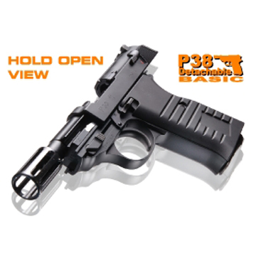 マルゼン ワルサー P38 デタッチャブル ブラック（ガスブローバック