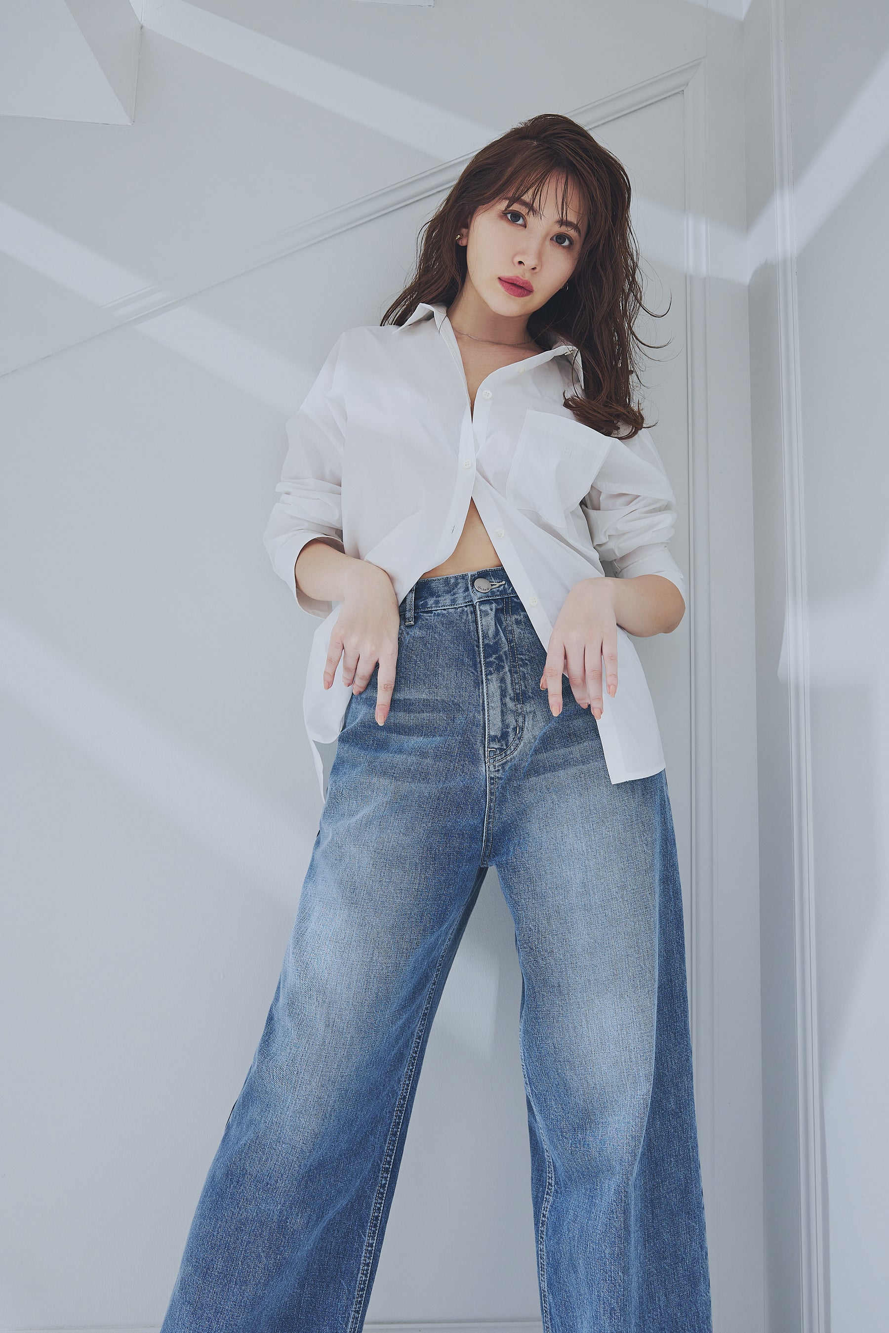 新色】Milano Wide-Straight Jeans