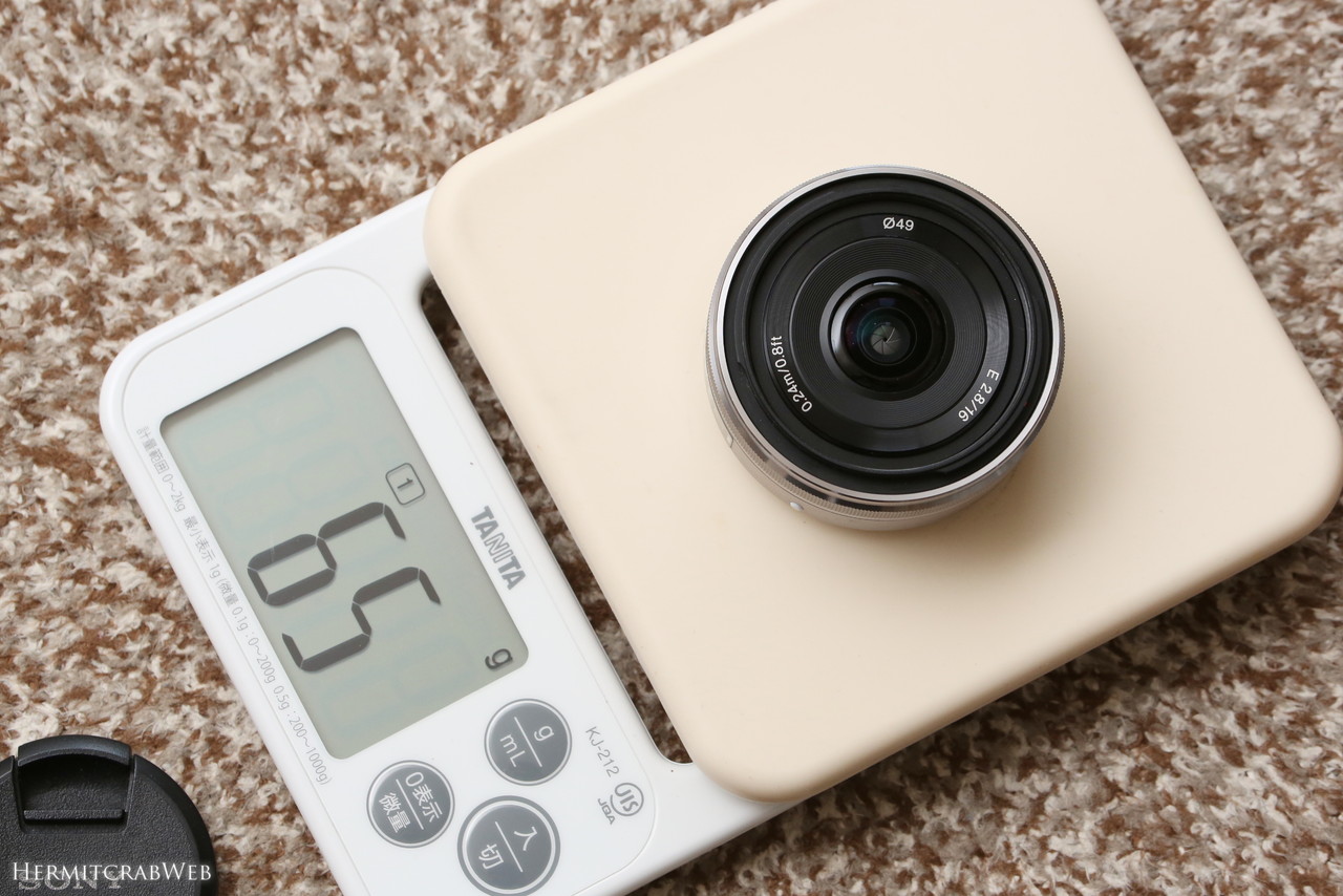 SONY E 16mm F2.8】APS-C用パンケーキレンズ。α5100にマッチするSONY