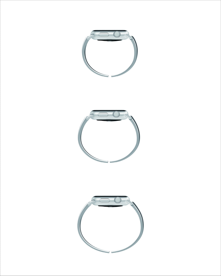 Apple Watch vintage - like silver band – h'eres