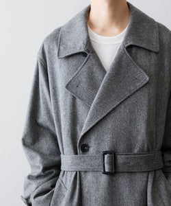ssstein / シュタイン】OVERSIZED DOUBLE BREASTED COAT - GREY | 公式