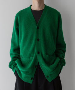 stein / シュタイン】EXTRA FINE KID MOHAIR CARDIGAN - GREEN | 公式