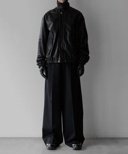 stein / シュタイン】LEATHER ZIP BLOUSON - BLACK | 公式通販サイト