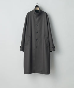 ssstein / シュタイン】OVERSIZED INVESTIGATED COAT - GREY KHAKI