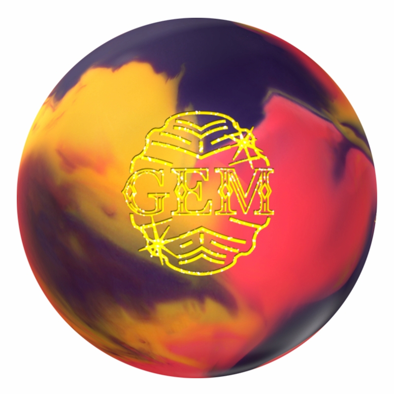 ジェムガーネット ロトグリップ ボウリングボール 15.2ポンド プラグ済