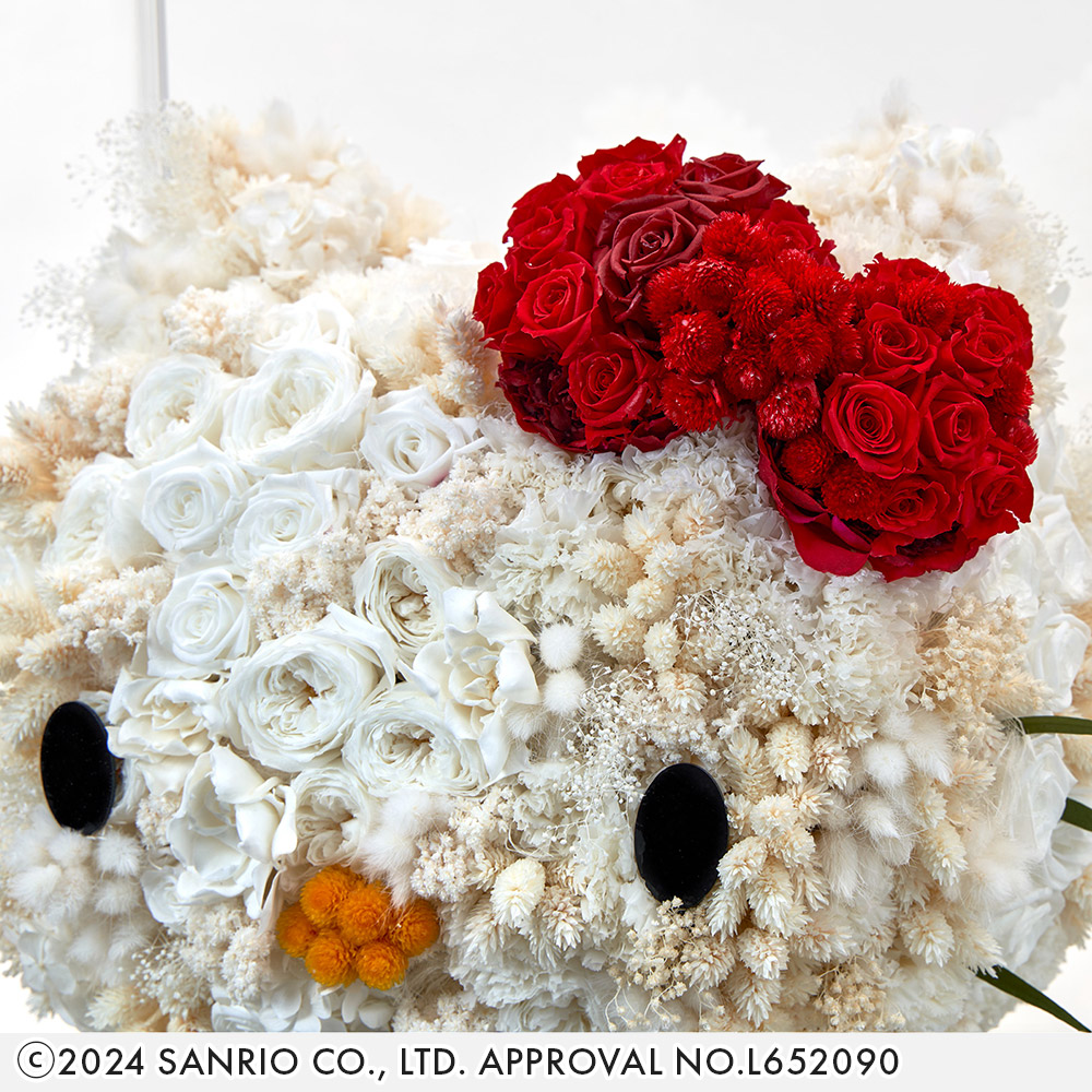 プリザーブドフラワー「HELLO KITTY 50th Anniversary」【東京都23区