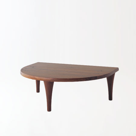 森のことば Walnut 半円形リビングテーブル | 飛騨産業株式会社【公式