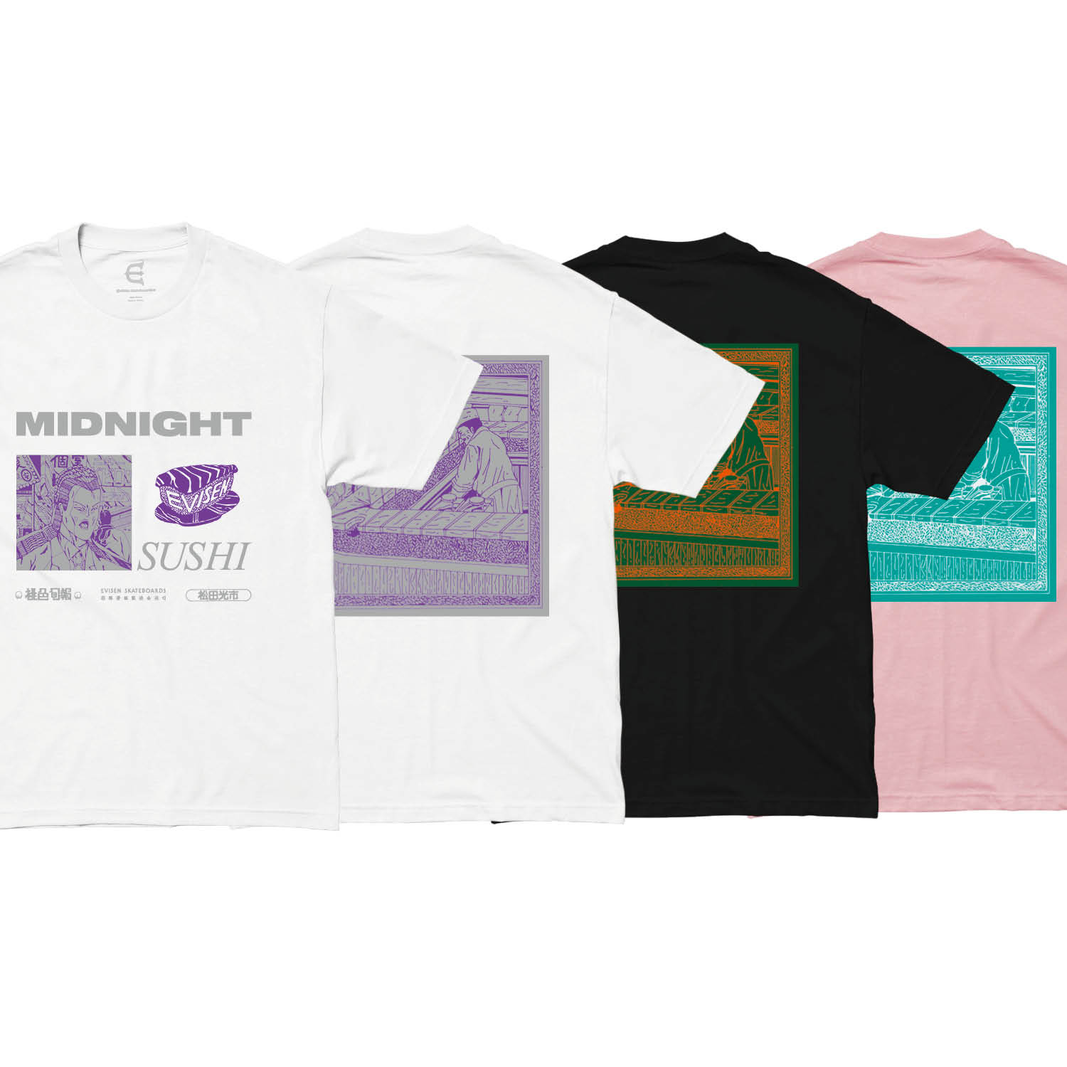 Evisen Skateboards、漫画家・松田光市とのコラボレーションスケート