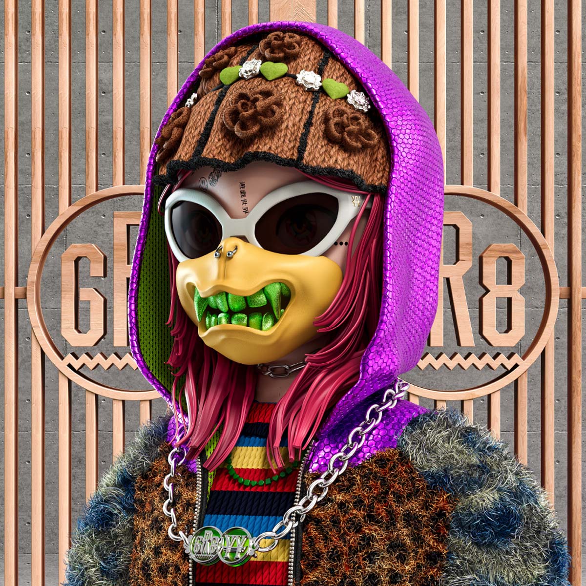 GR8 × 遊戯苑、コラボレーションNFT発売。特別展示も | HIGHSNOBIETY