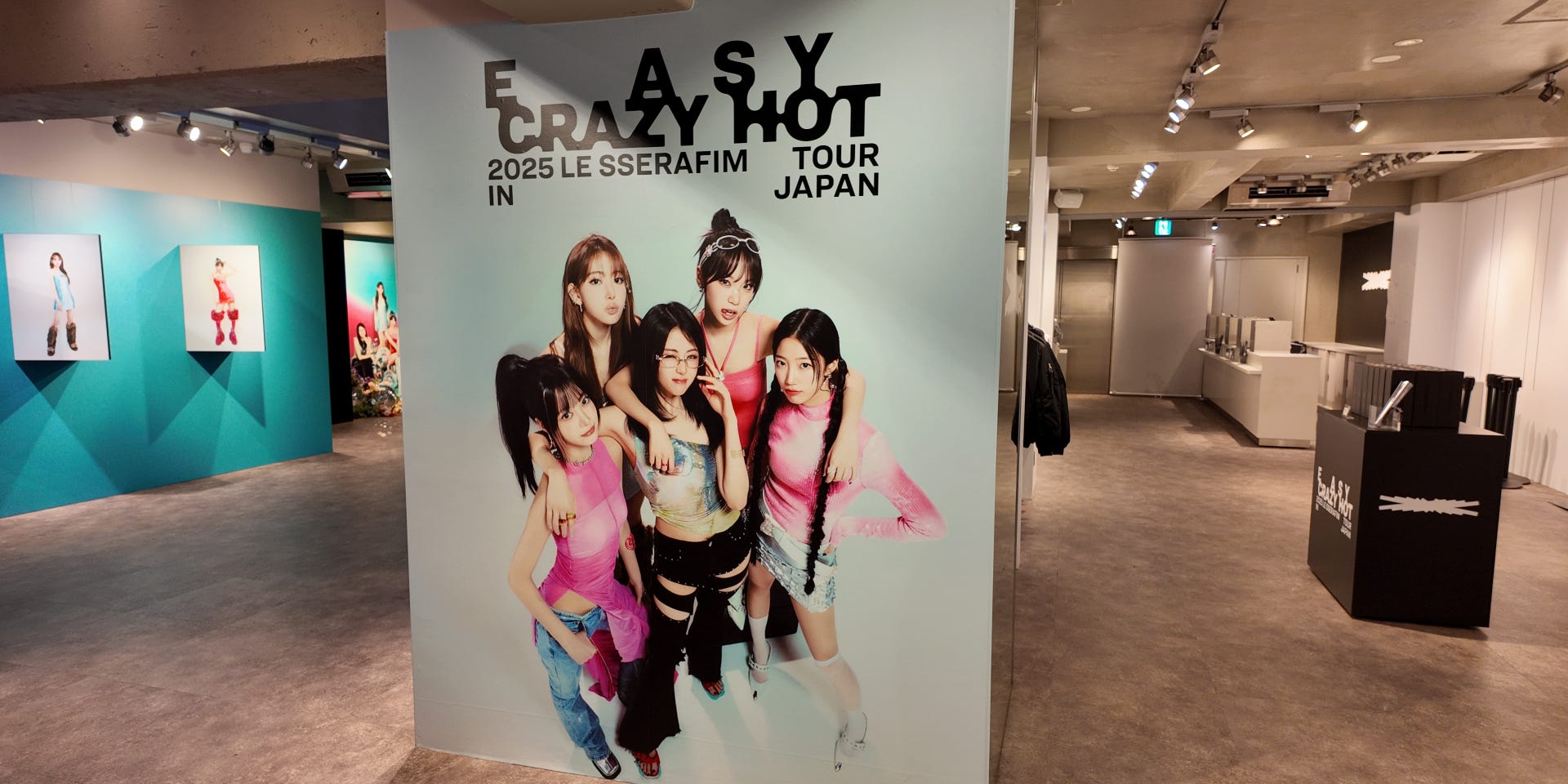 LE SSERAFIM初のワールドツアー記念！ポップアップストアが東京に上陸