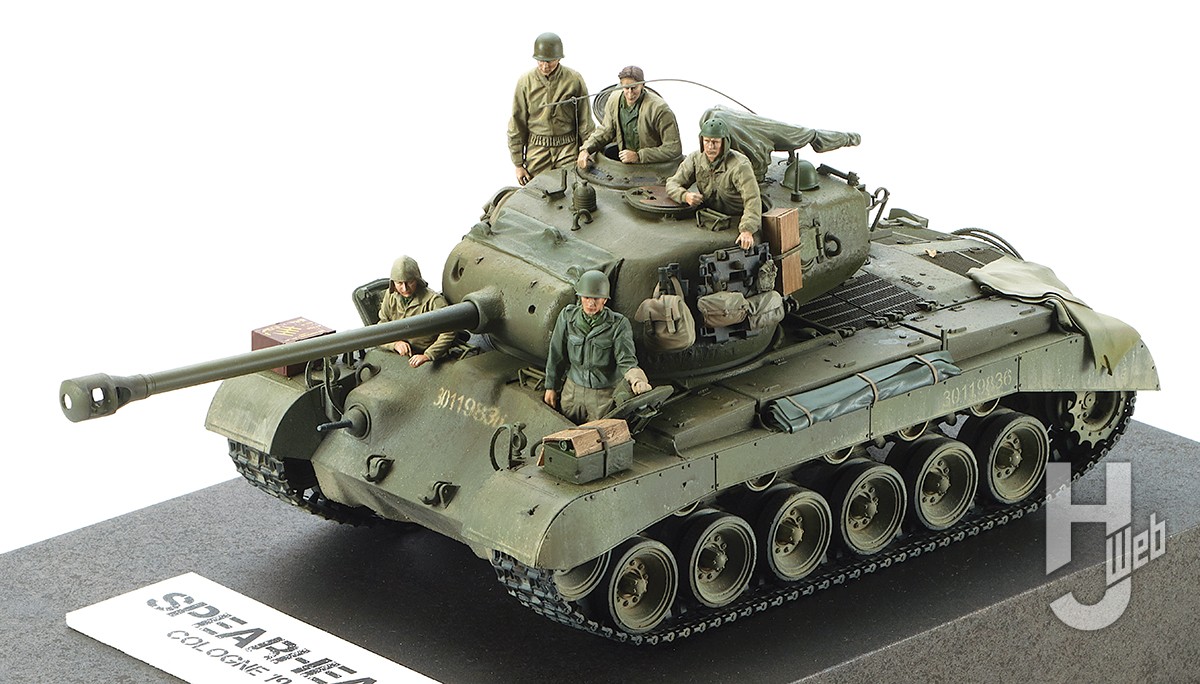 米軍「M26 パーシング戦車」をタミヤ1/35キットで完全再現！ 有名な