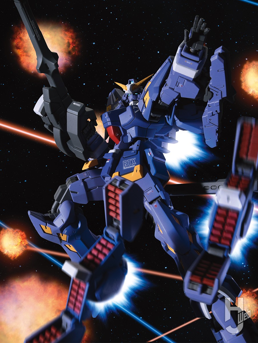 HG ヒュッケバインMk-III」をシャープなディテールと清潔感ある塗装で