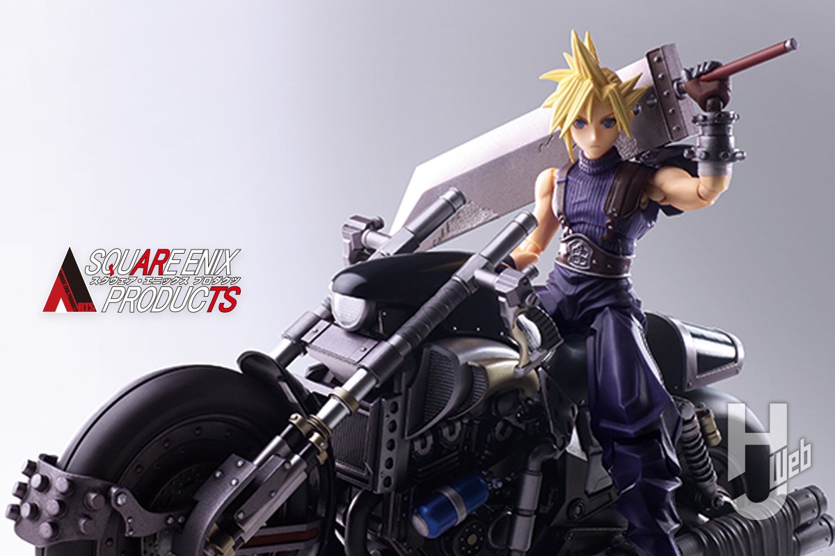 FF7』の設定画を再現！クラウド＆バイク「ハーディ＝デイトナ」が