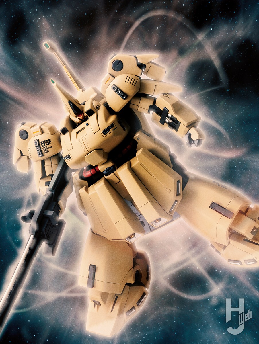 HGUCジ・O」を大胆にアレンジ！磁石を使用した開閉ギミックや肩の隠し