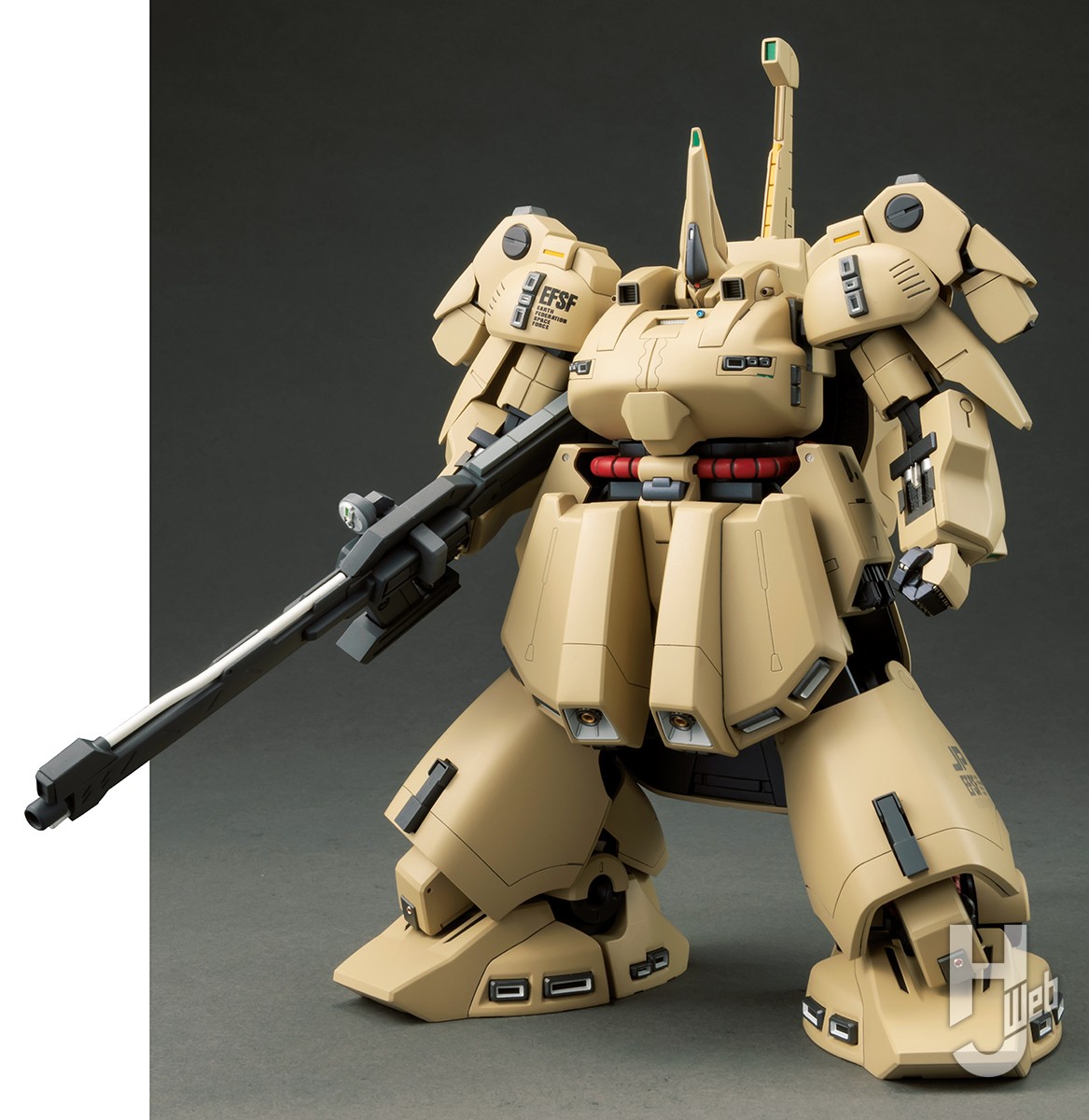 HGUCジ・O」を大胆にアレンジ！磁石を使用した開閉ギミックや肩の隠し