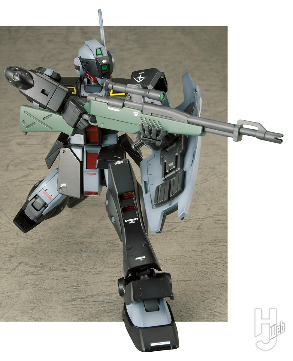 プレバン「HG ジム・スナイパーII（リド・ウォルフ機）」をディテール