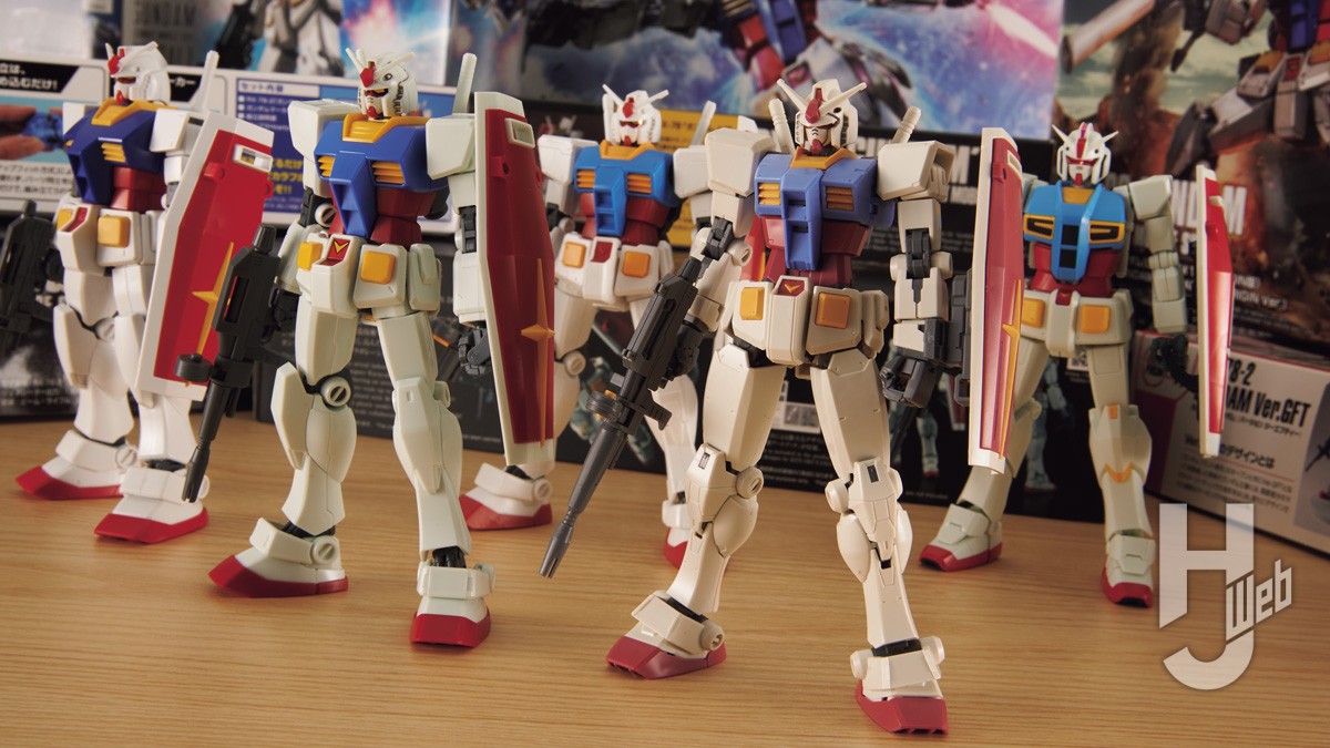 1/144スケール歴代「RX-78-2 ガンダム」の進化を振り返る