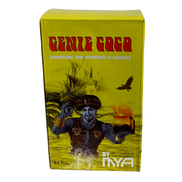 Genie Coco 84 Piece Natural Charcoal box – Hookah Time