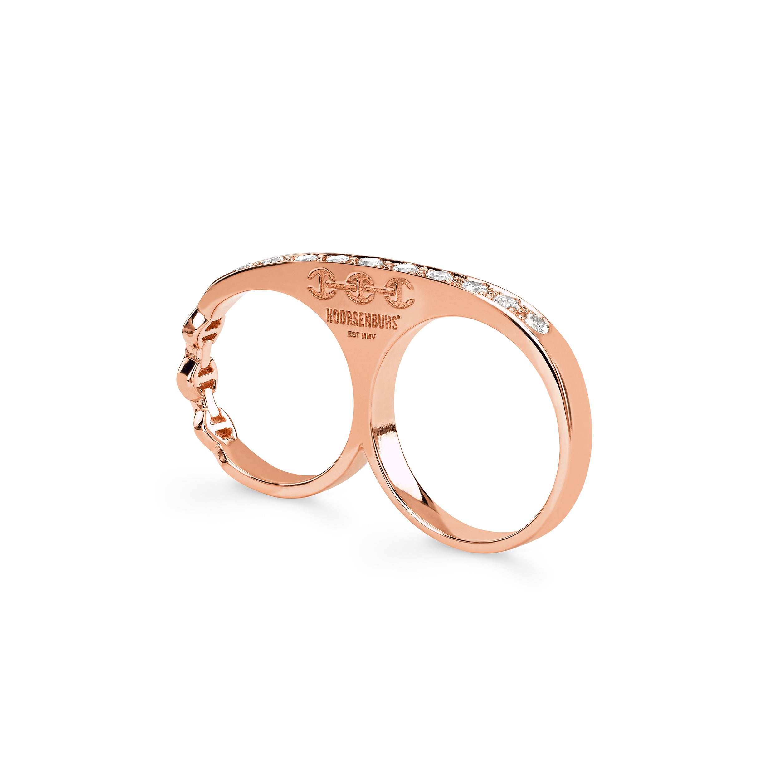 HOORSENBUHS® | DOUBLE KNUCKLE WITH DIAMONDS