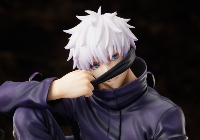 呪術廻戦」より鋭い瞳あらわにした五条悟のフィギュアが予約開始