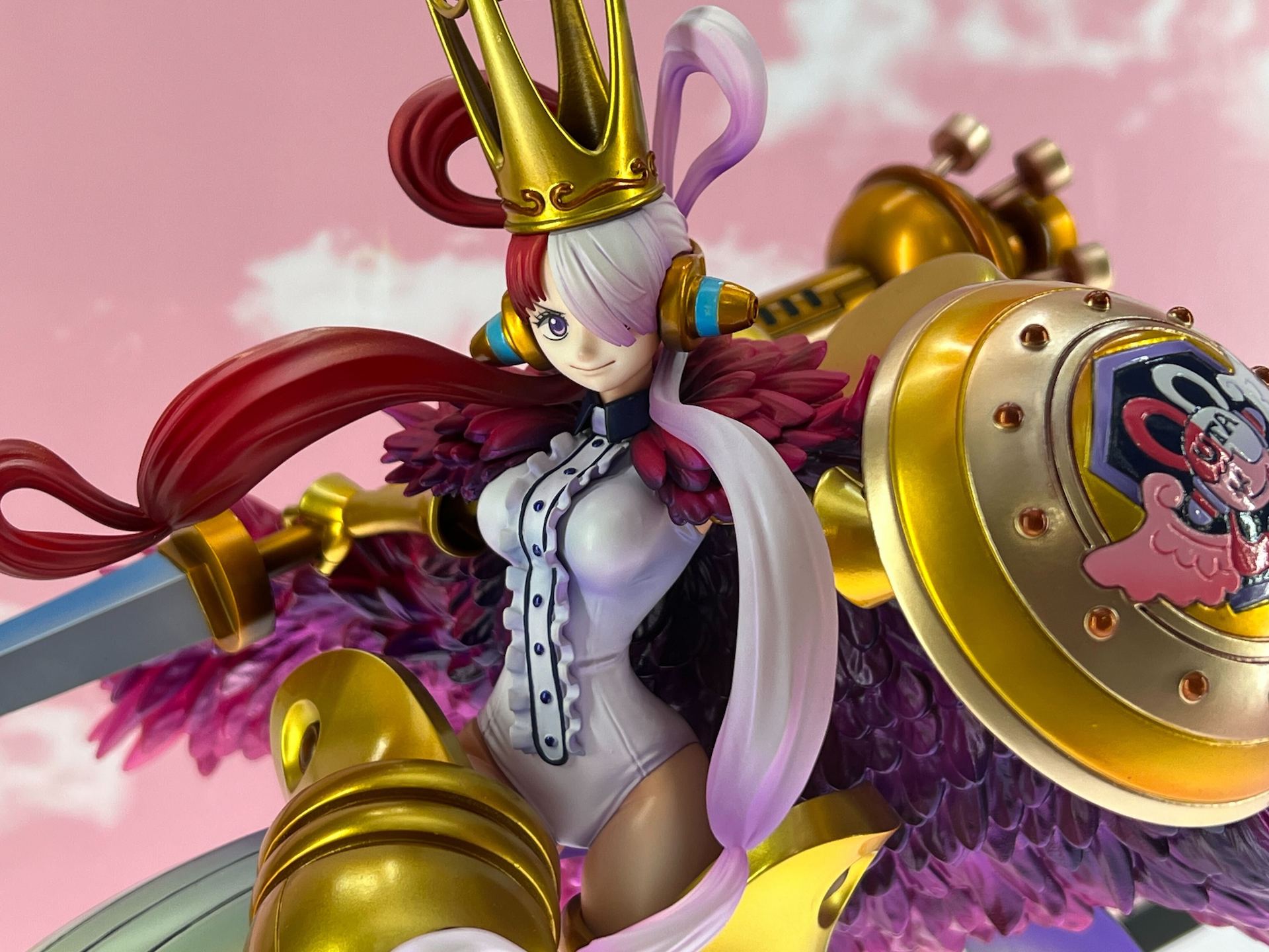 ポチさん専用】ウタ フィギュア 白いドレス ピンク 赤 羽根 ポチさん