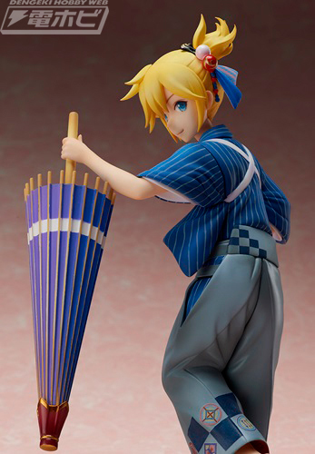 和装姿の鏡音リンと鏡音レンフィギュアの彩色見本が公開！7月15日より