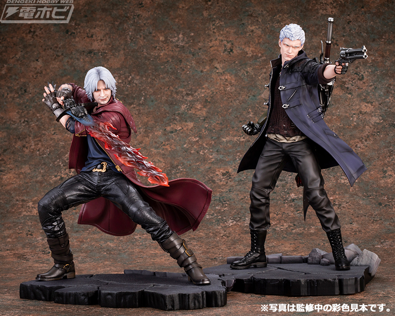 悪魔に対峙する緊張の一瞬がフィギュアに!!『デビル メイ クライ 5』の