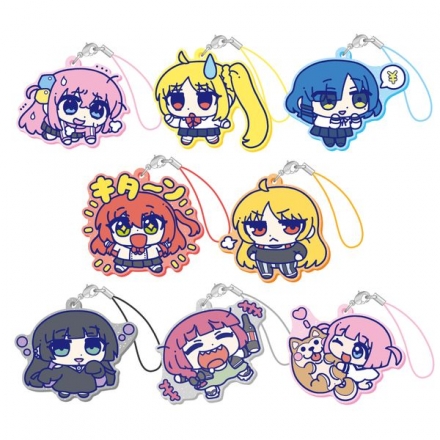 ぼっち・ざ・ろっく！』あにゃ氏による描き起こしのラバーストラップ
