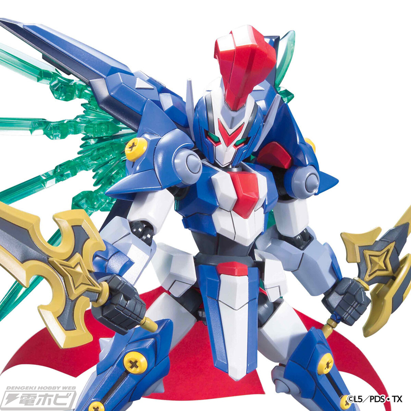 通常形態から飛行形態へ変形可能！『ダンボール戦機W』プラモデル「LBX