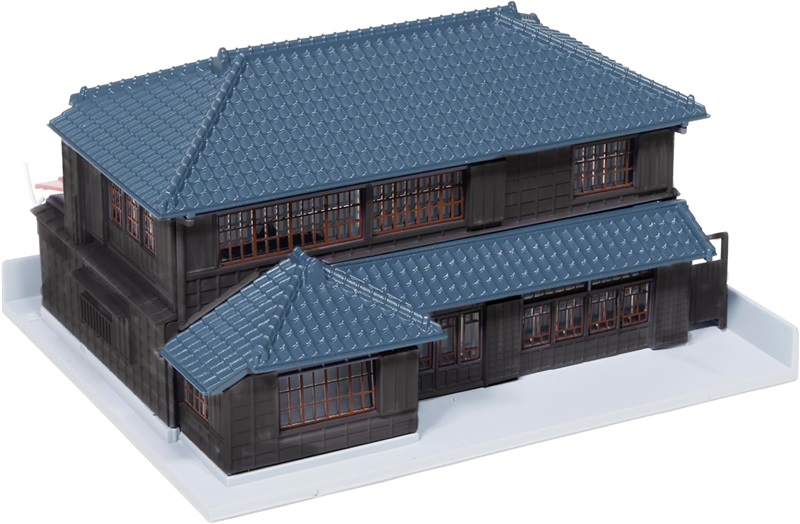 風情あふれる木造町家がNゲージサイズのジオラマに！中二階を持った