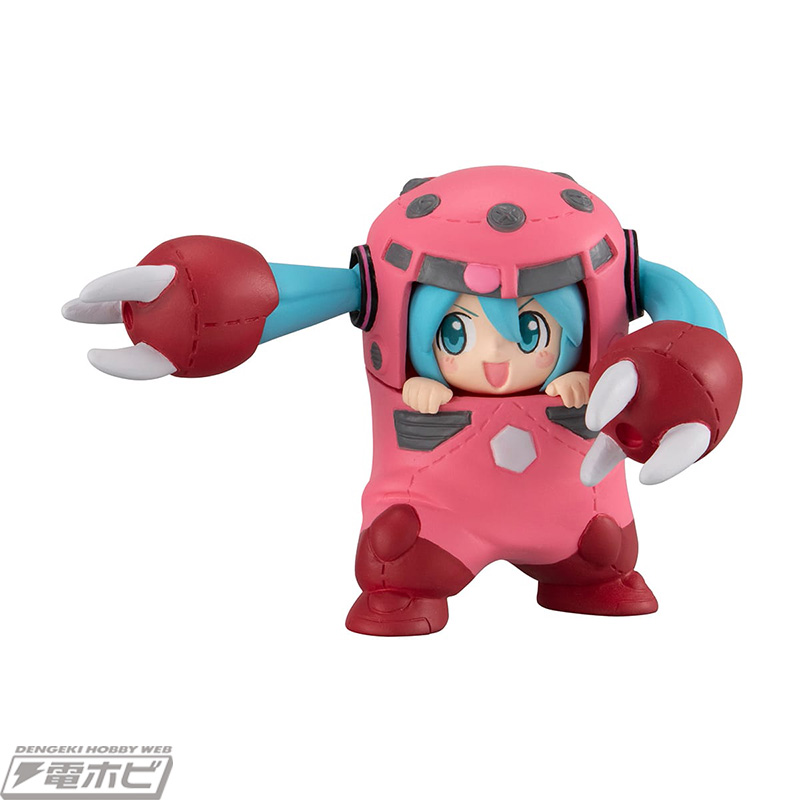 ザクやシャア専用ズゴックの着ぐるみを着た初音ミクがフィギュア化