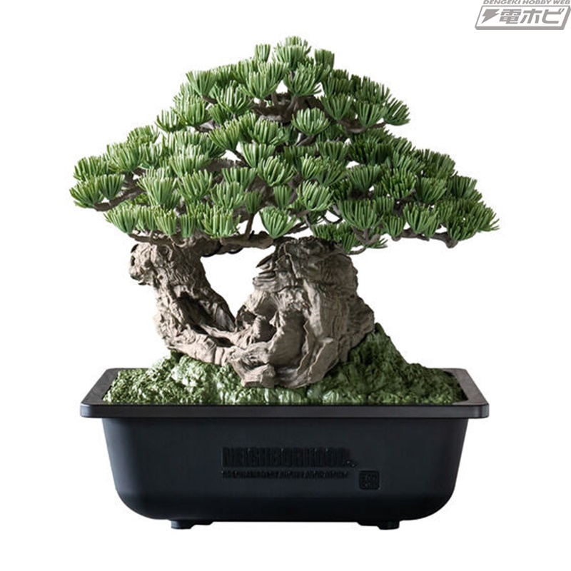 葉の取り付け方で繊細な表情つけが可能！盆栽プラモデル「SRL X BANDAI