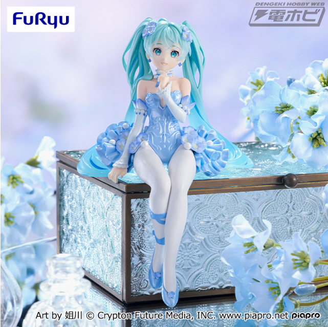 初音ミク』がぬーどるストッパーフィギュア化！ネモフィラをイメージ