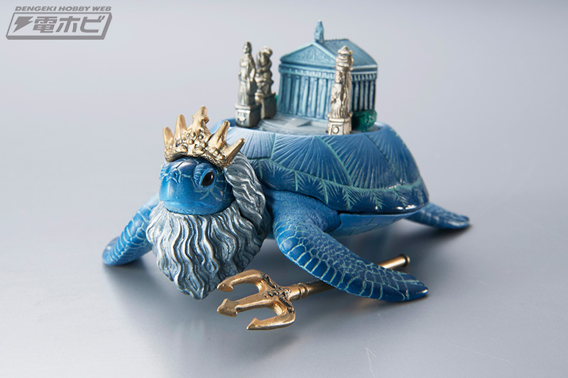 ジオラマ×生き物の本格空想フィギュア第2弾！＜伝説の大陸＞を甲羅に