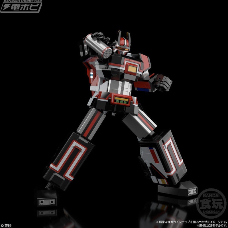 戦艦形態と空母形態に変形できるバイオドラゴンも！『超電子バイオマン