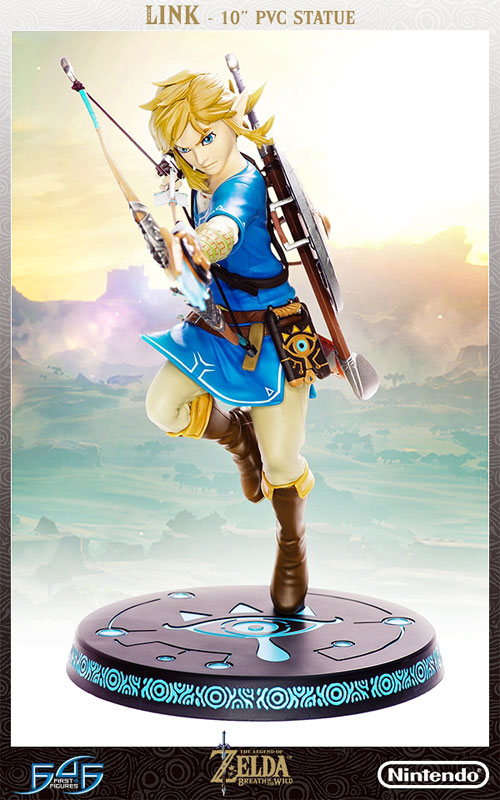 ゼルダの伝説 ブレス オブ ザ ワイルド』から弓矢を構えたリンクの