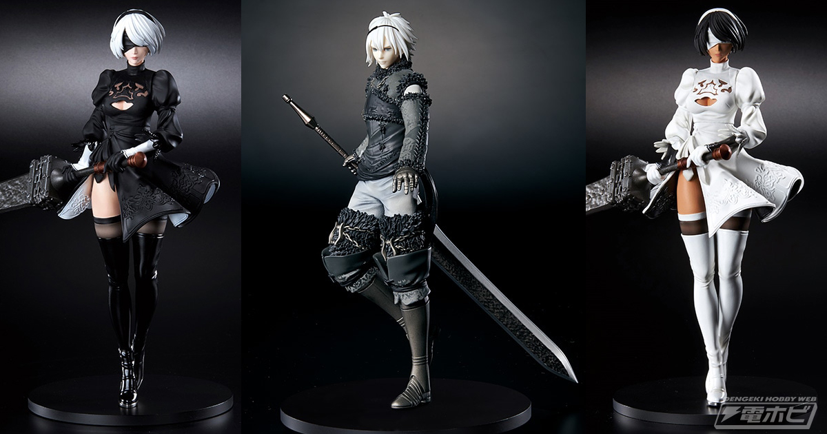 ニーアや2Bのスタチューフィギュア、ミニアレンジアルバムCDが