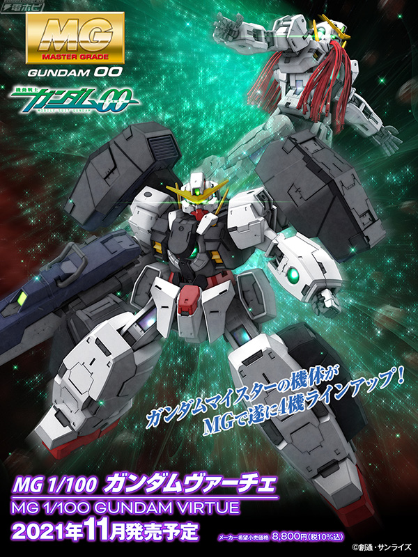 ヴァーチェとナドレ両形態を再現可能！ガンプラ「MG ガンダム