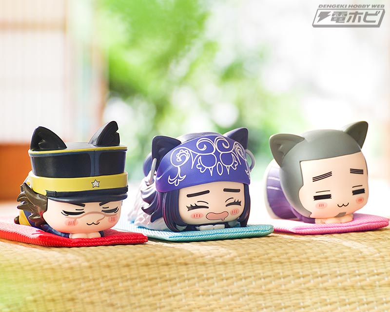 TVアニメ『ゴールデンカムイ』の「おひるねこ」ミニフィギュアシリーズ