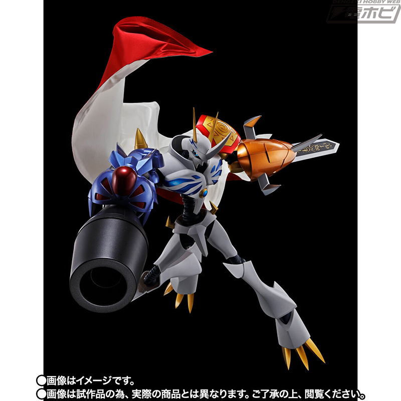 デジモン』オメガモンが全高約400ミリのビッグサイズでDYNACTION