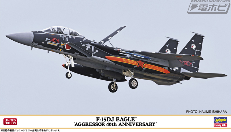 増槽タンクに描かれた 40周年マーキングが鮮やか！「F-15DJ イーグル