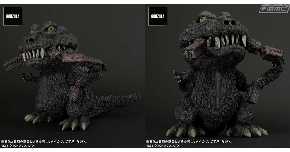 電車を加えた大迫力の「ゴジラ（1954）」がキャラアニで予約受付中