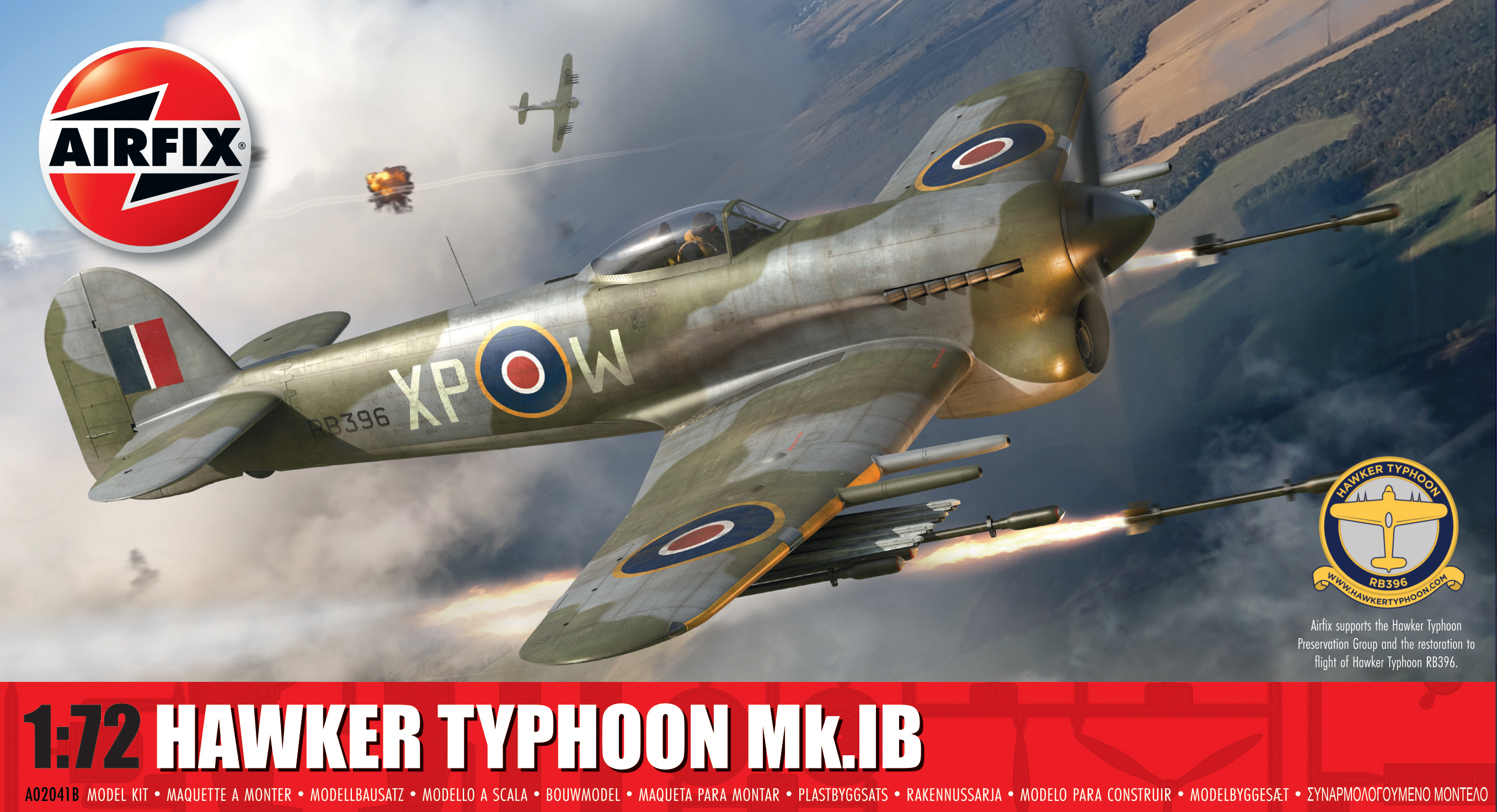 1/72 ホーカー タイフーン Mk.1B [A02041B] - 2,860円 : ホビー