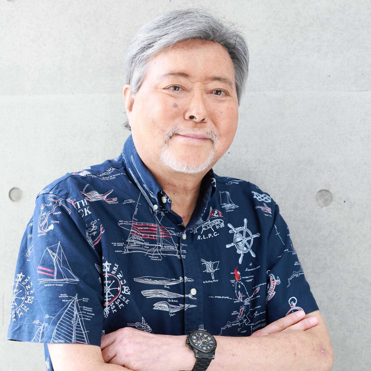 アナウンサー 小倉智昭さん 直筆サイン色紙 アナウンサー 小倉智昭さん