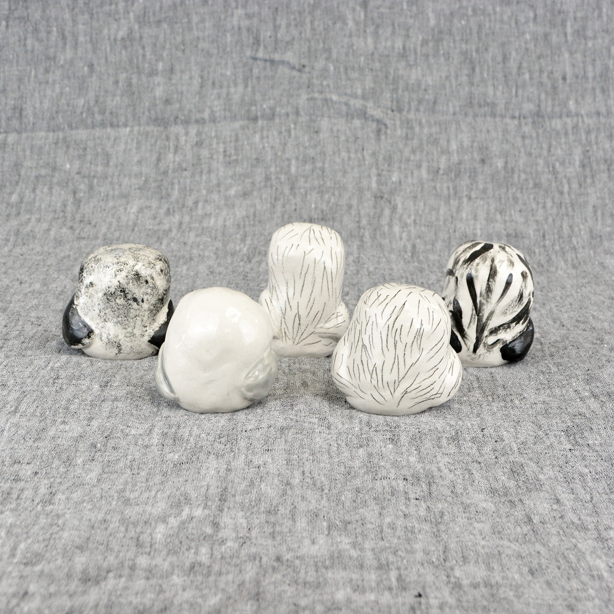 Jenni Tuominen イェンニ・トゥオミネン 陶器のオブジェ ( フクロウ