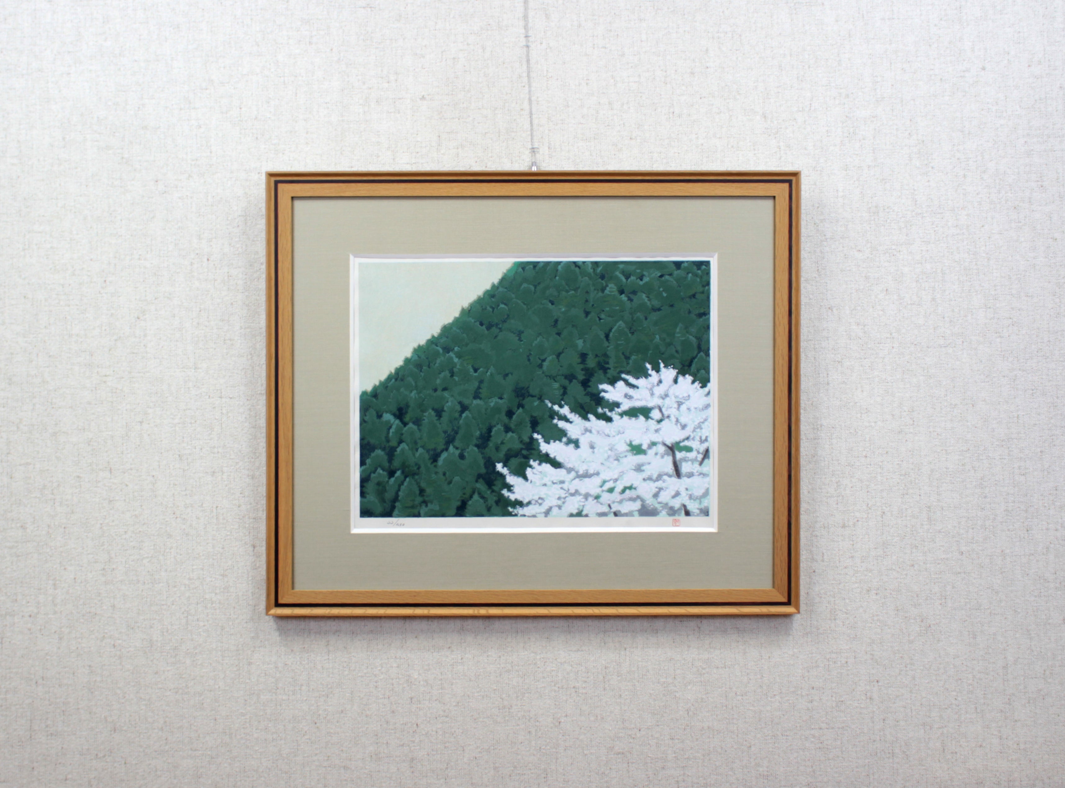 東山魁夷 『春静』 木版画 - 北海道画廊